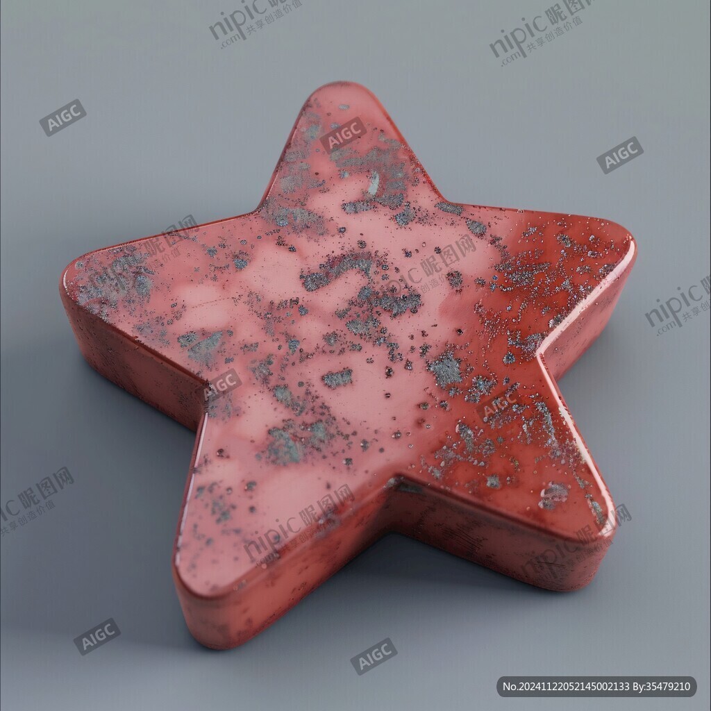 3d立體星形