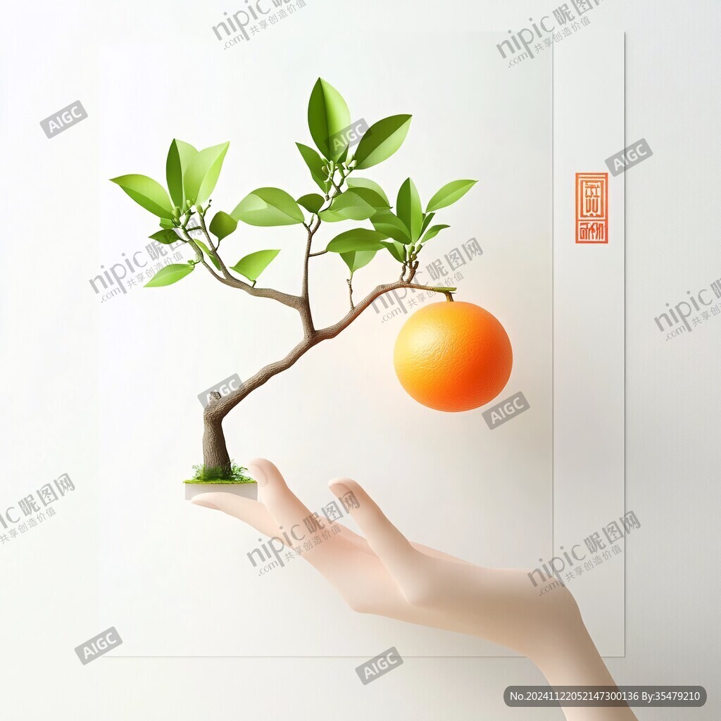 創(chuàng)意蜜橘圖