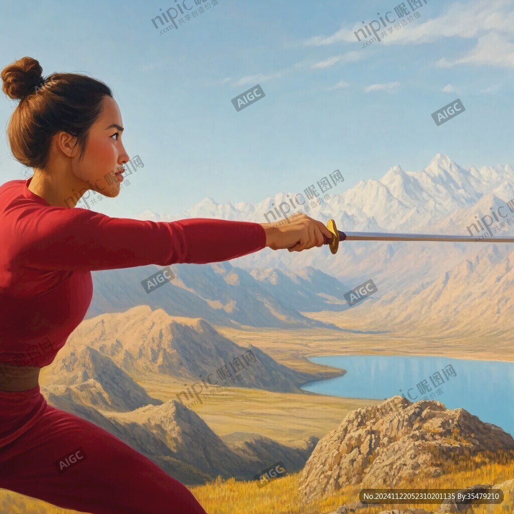 女人舞劍
