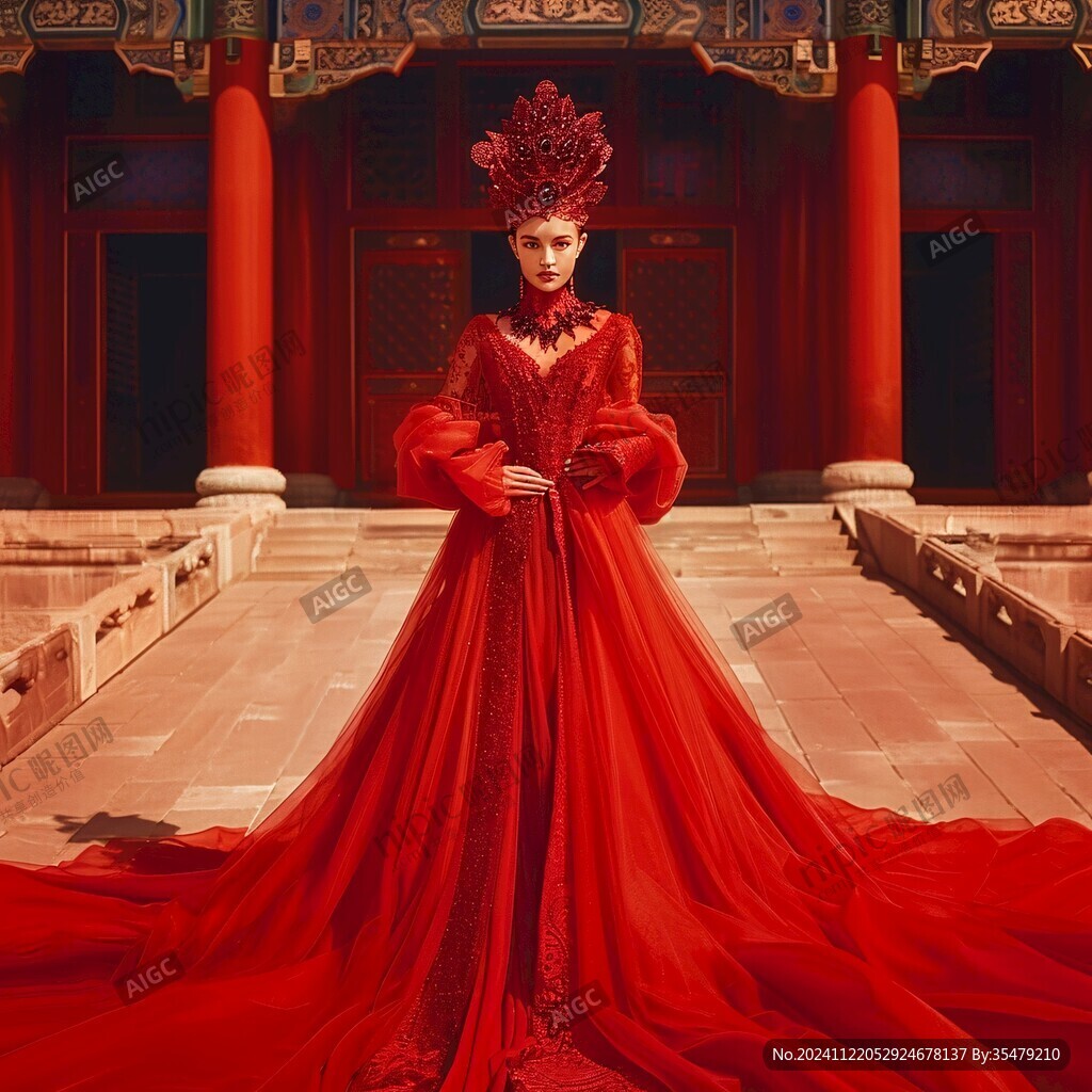 皇后禮服宮廷