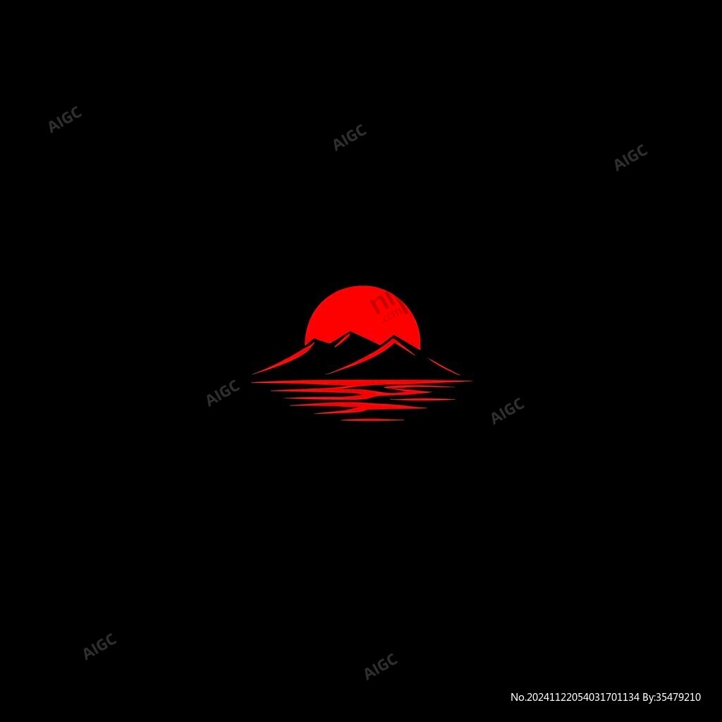 日出太陽紅日logo