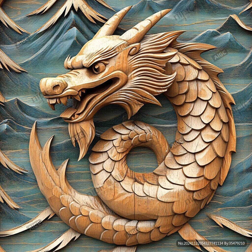 龍立體圖案