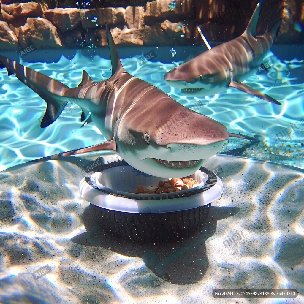 鯊魚3d畫