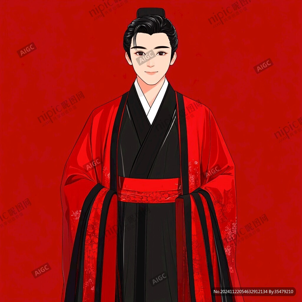 古代新郎裝