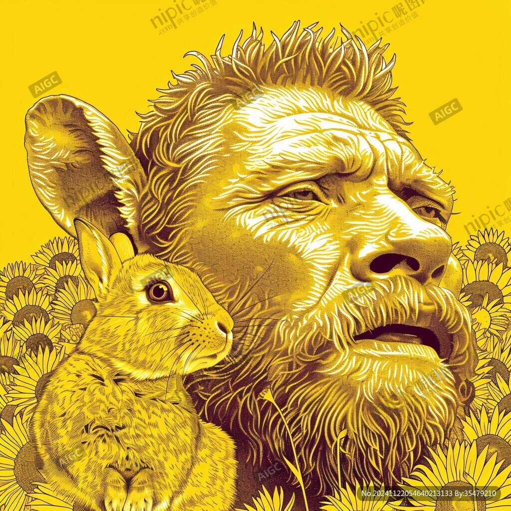 野性野蠻裝飾插畫