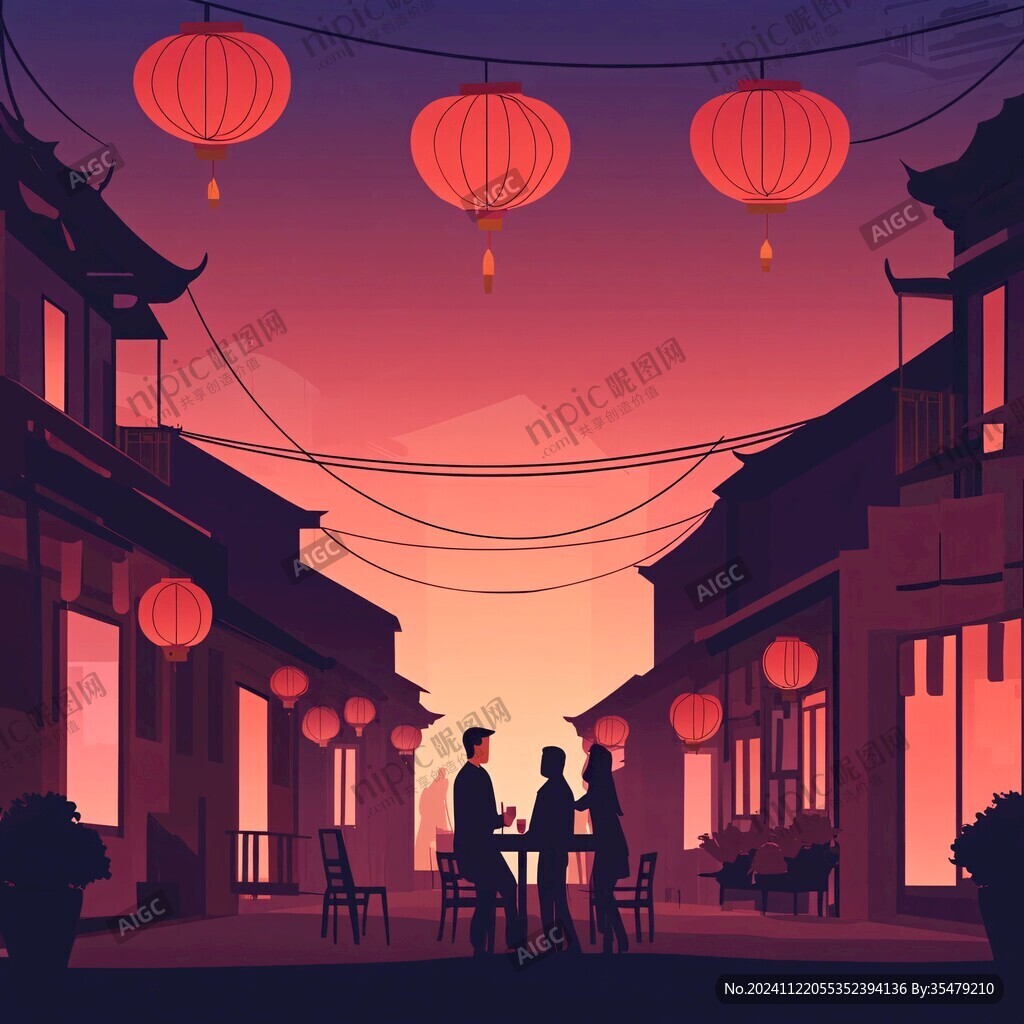 團(tuán)圓年插畫