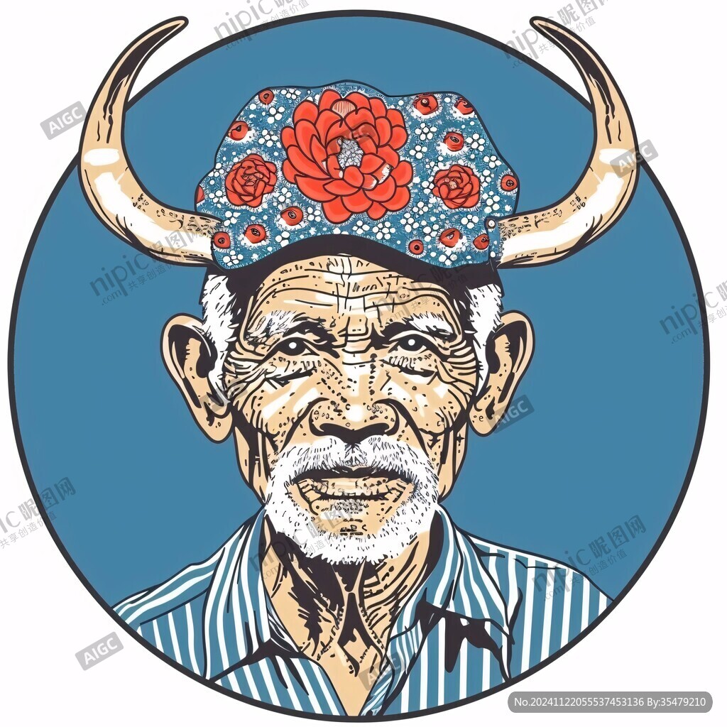 基諾克族人物插畫