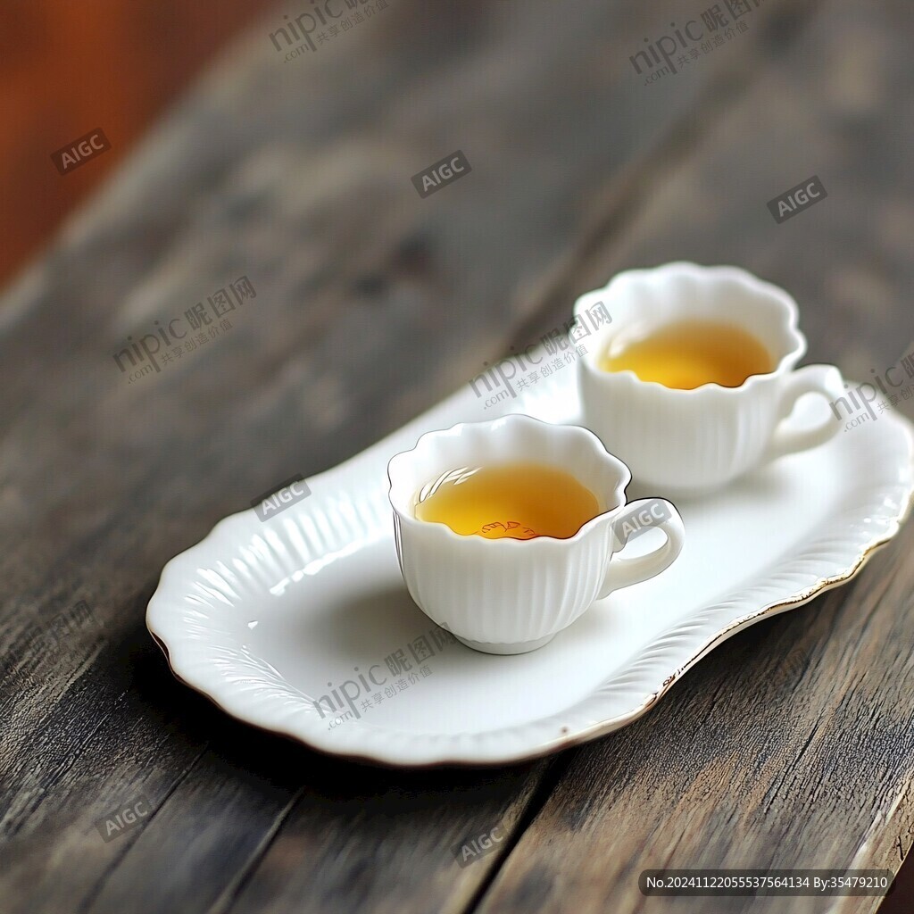 菱口杯托