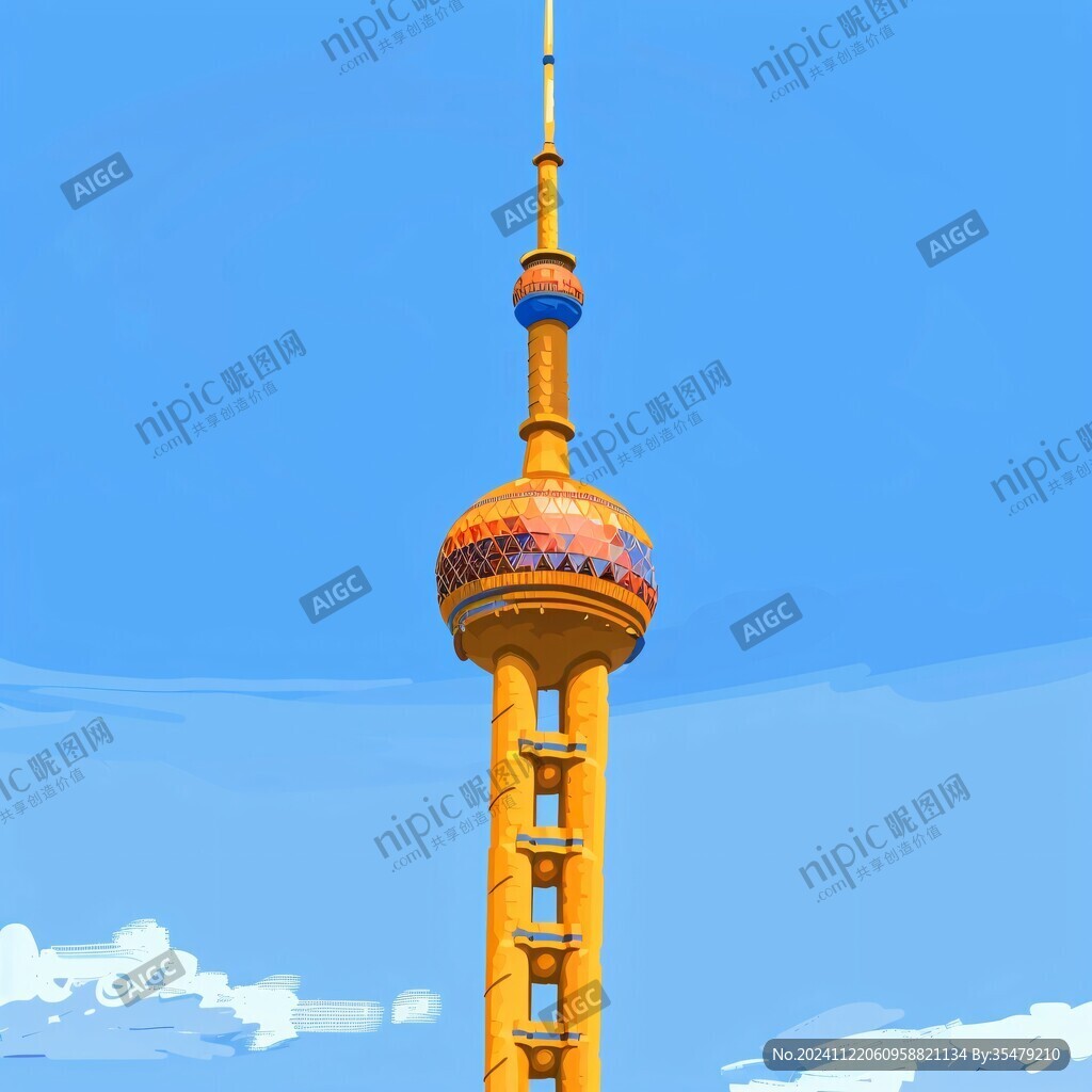 339電視塔插畫