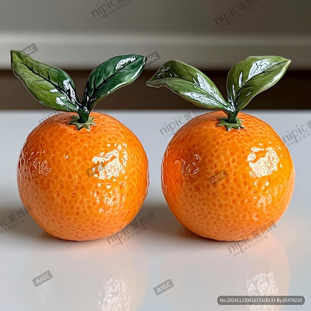 一對丑桔
