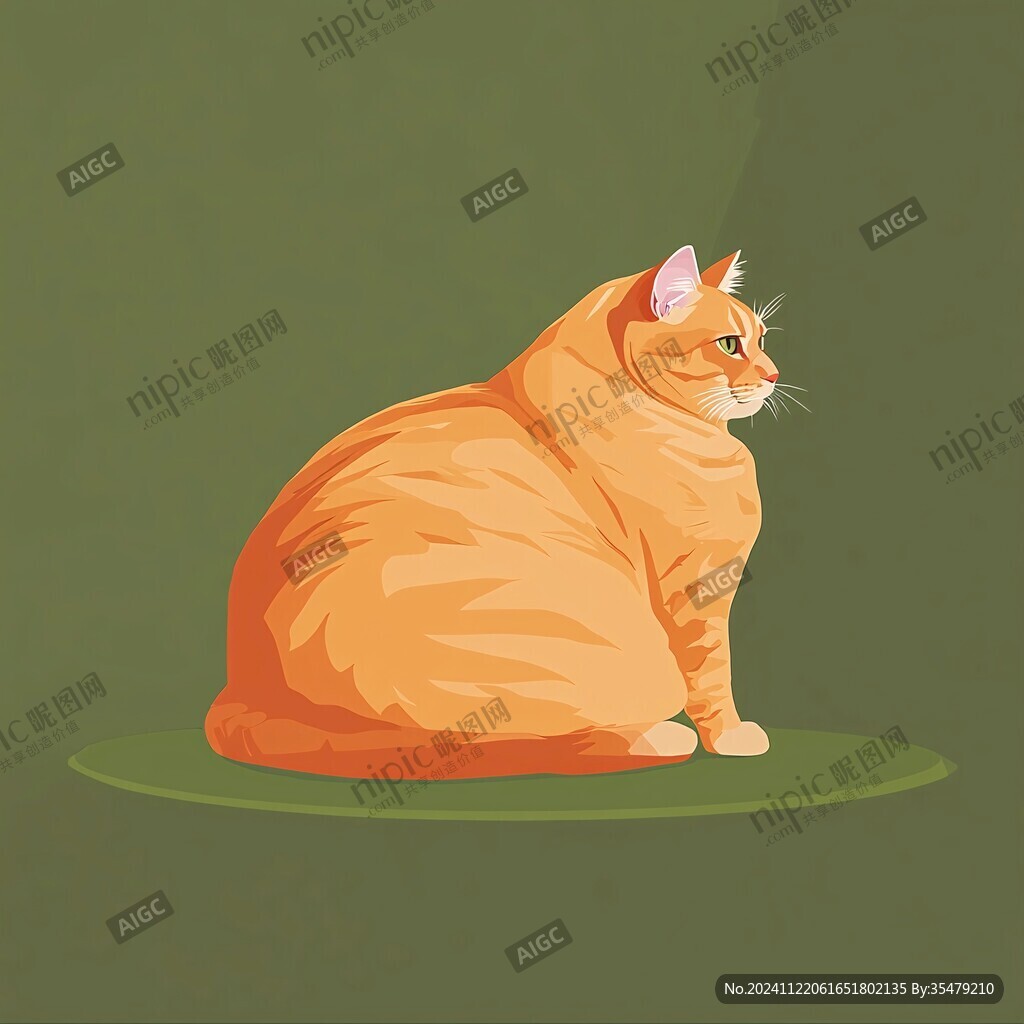 橘貓插畫