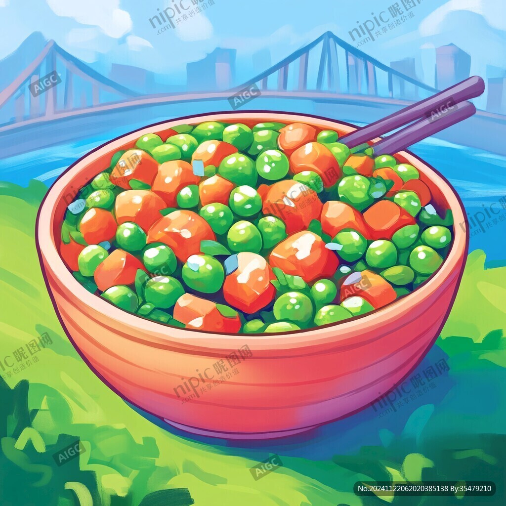 納豆插畫
