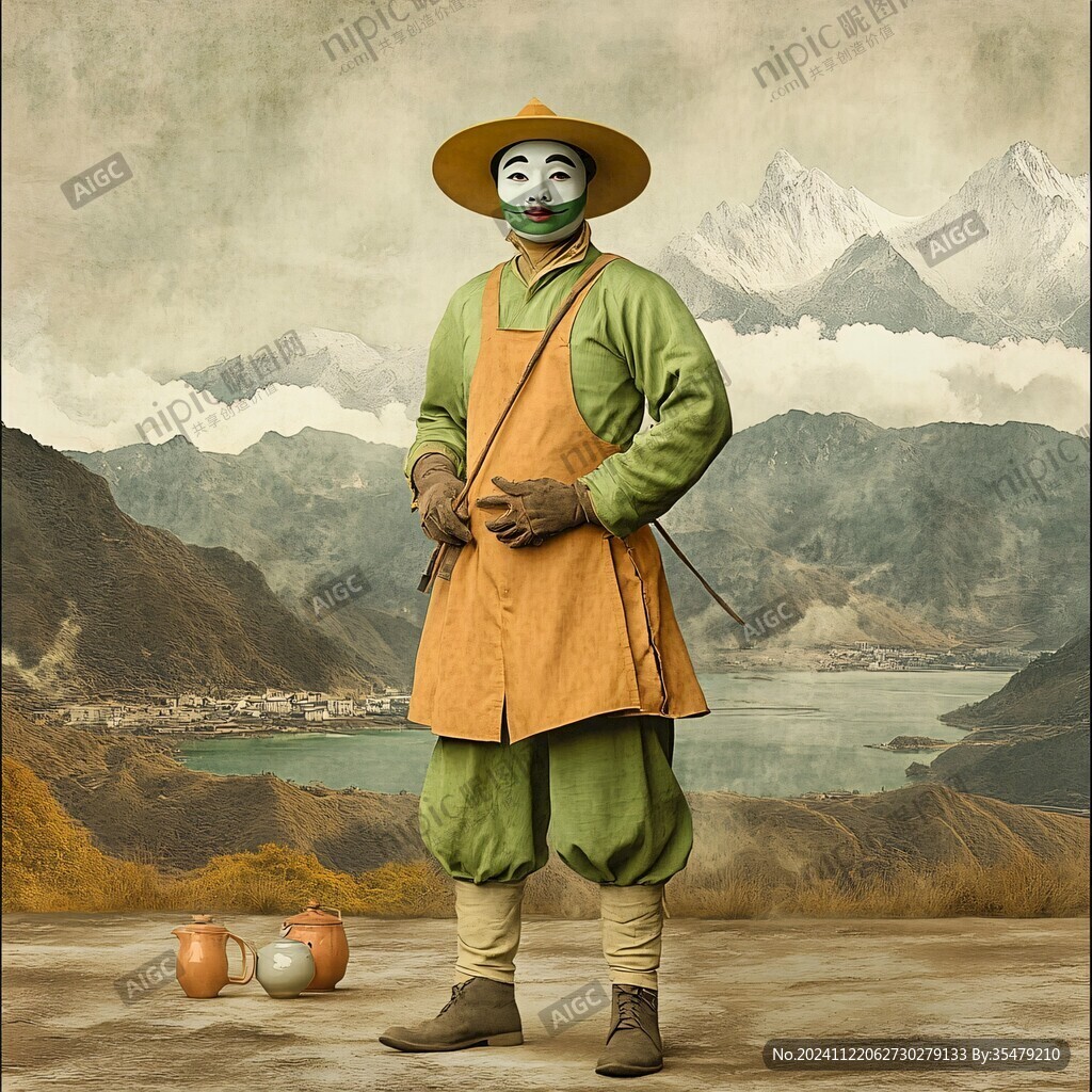 稻草人素材