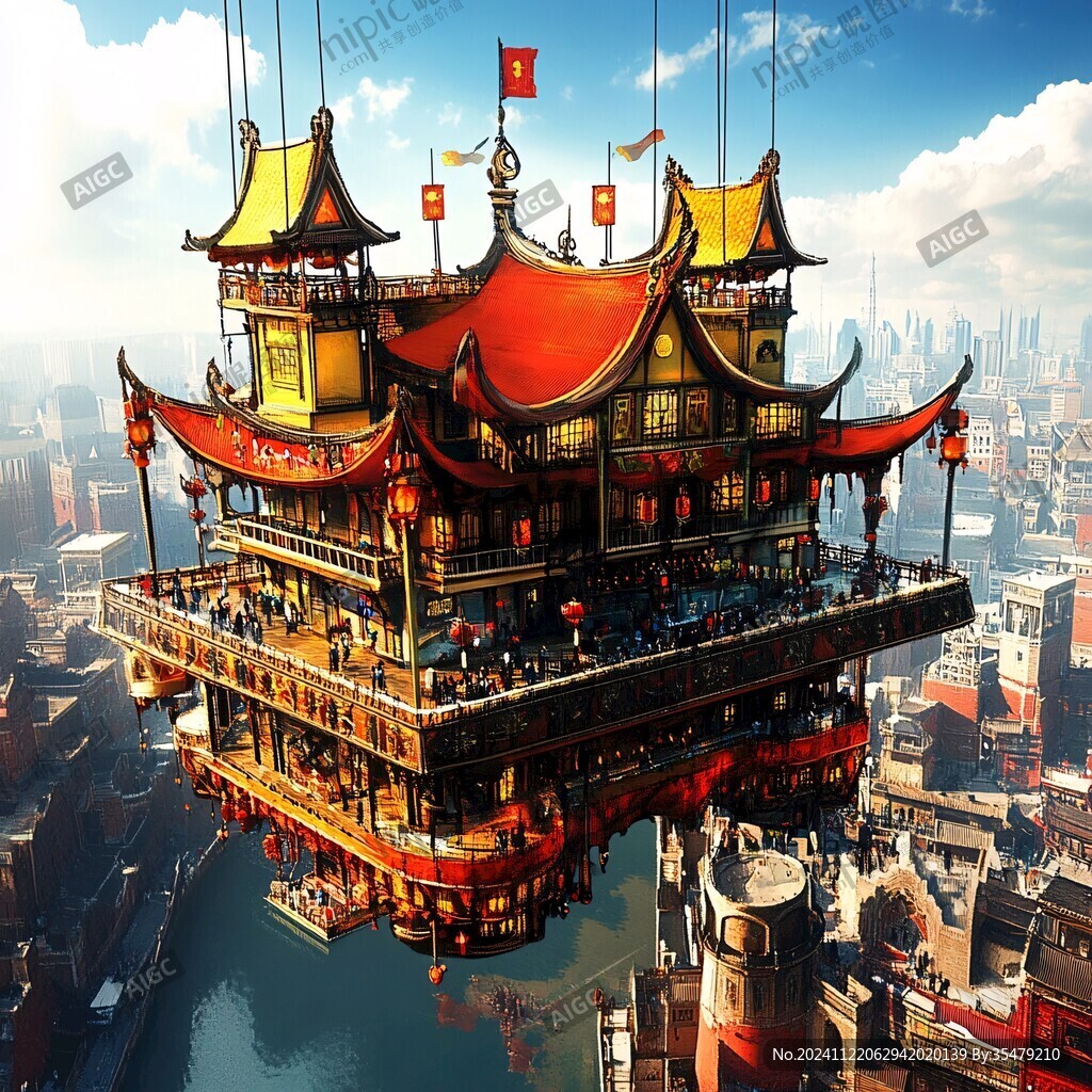 九天樓插畫(huà)