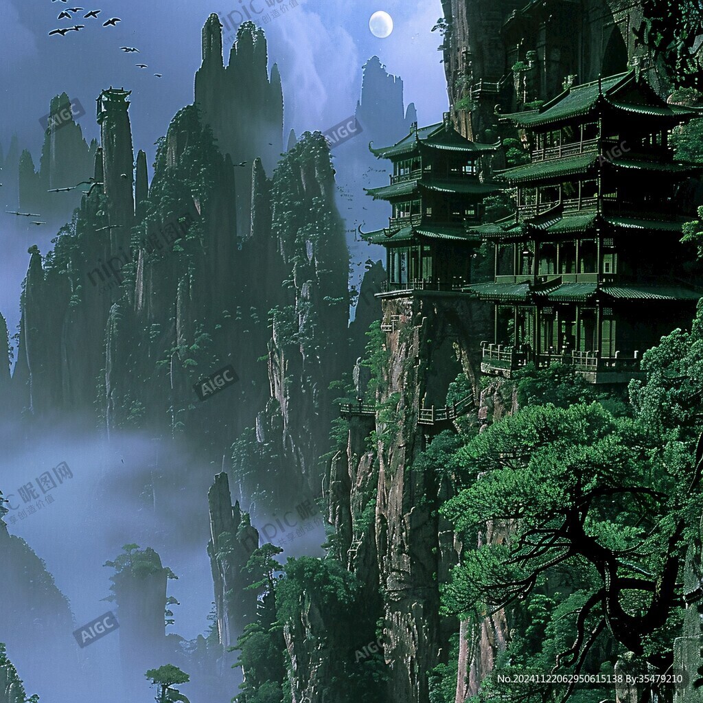 迎客松仙境