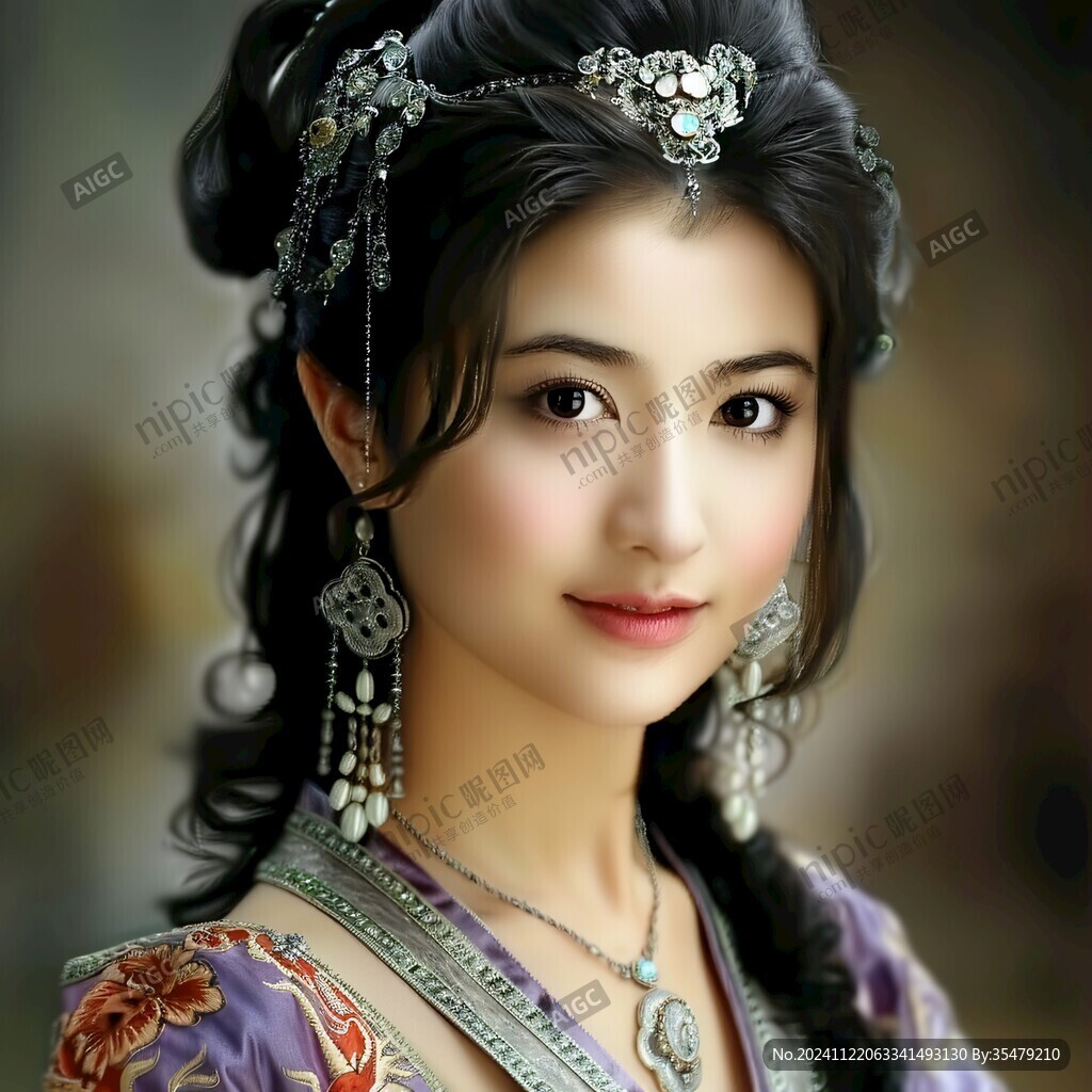 鼠繪古代美女