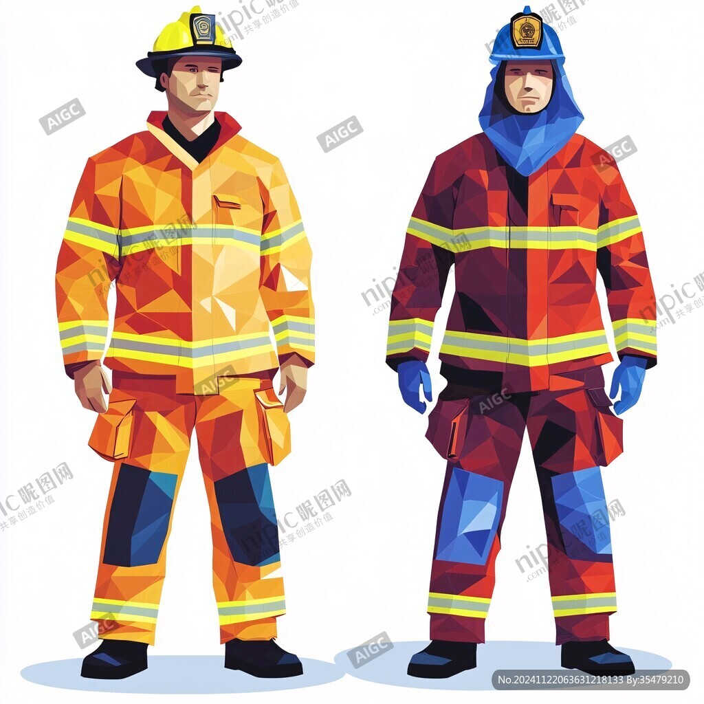 森林消防服裝圖案