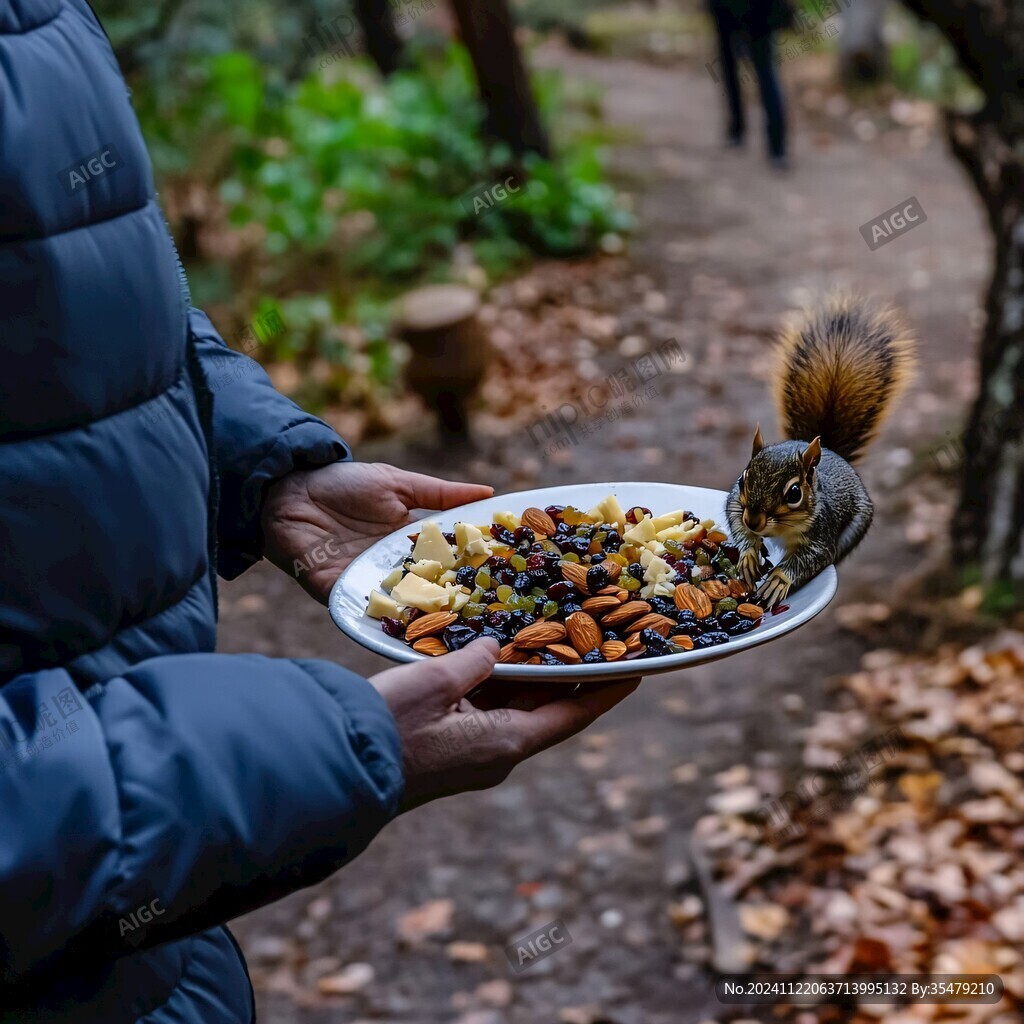 松鼠的食物