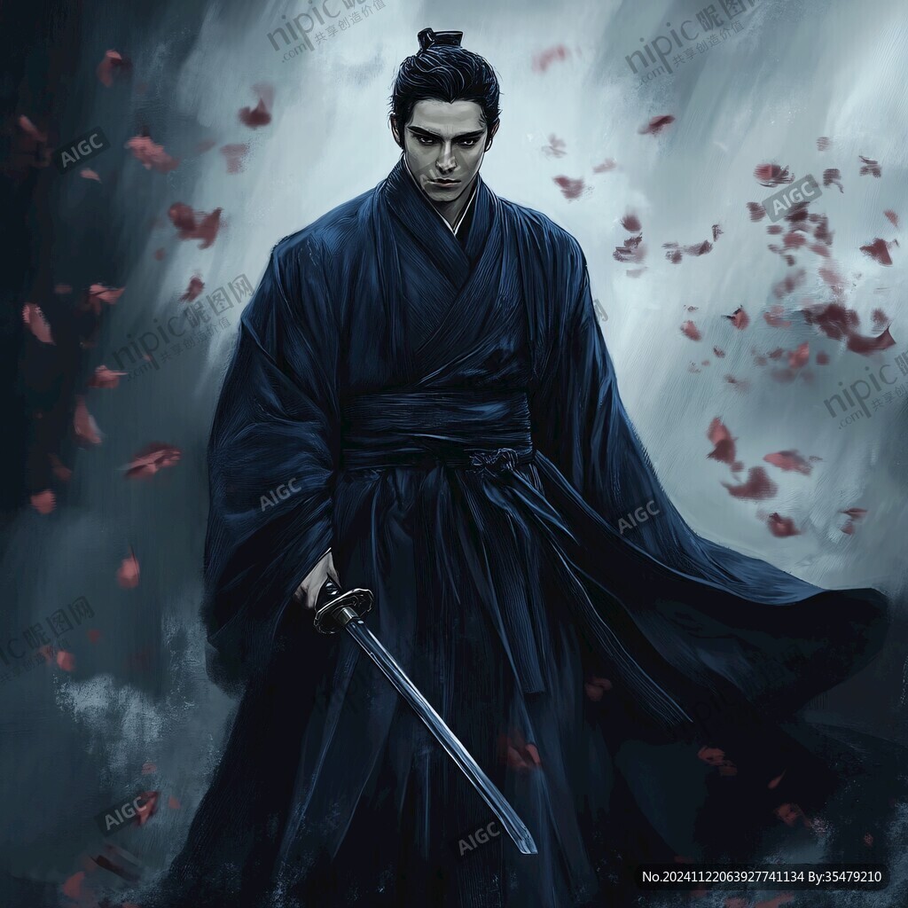 原創(chuàng)手繪古裝美男