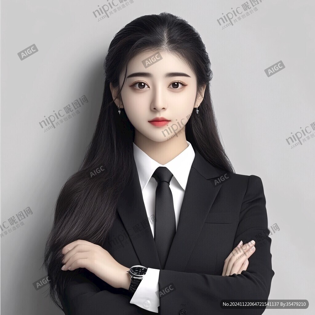 女生證件照正裝
