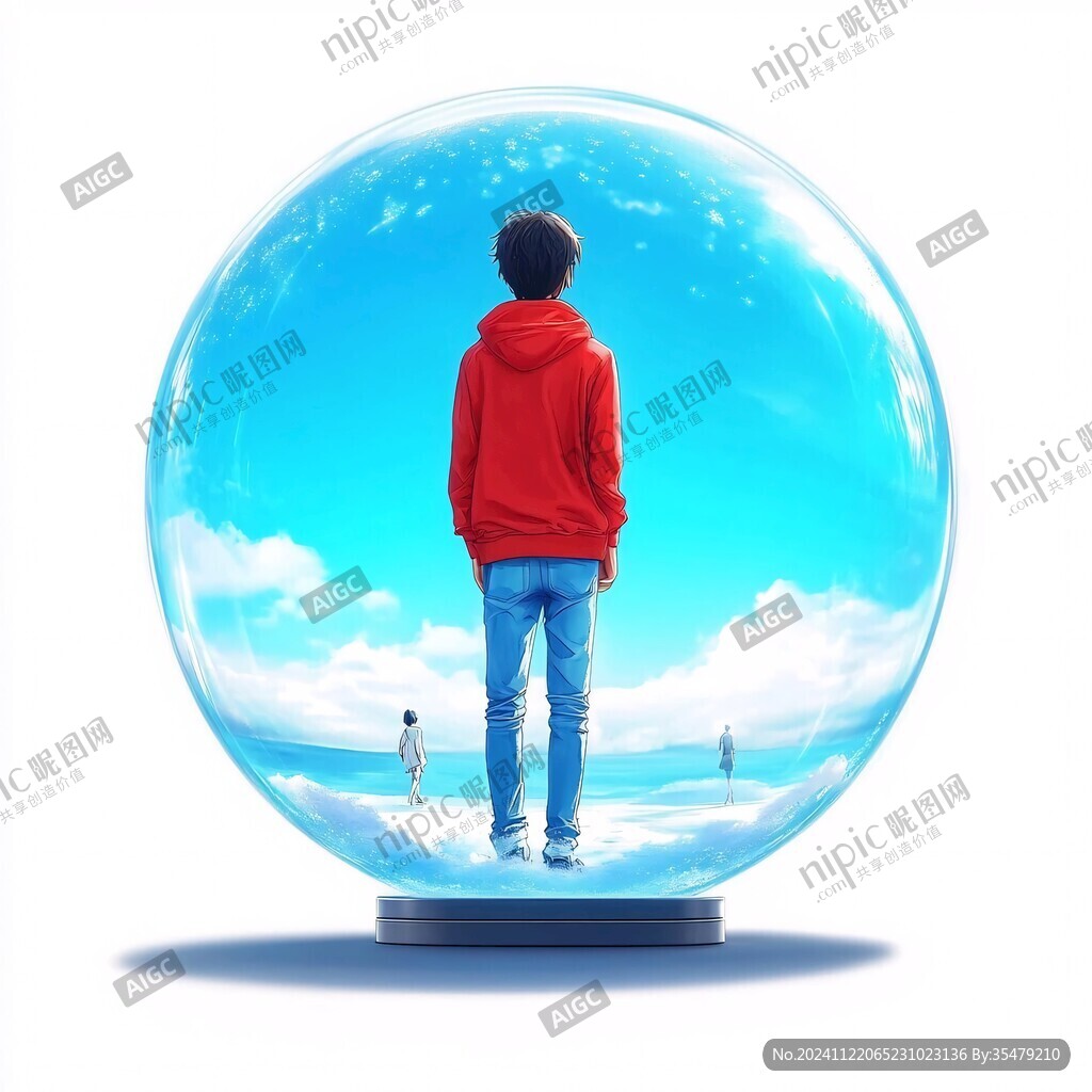 失戀球體素材
