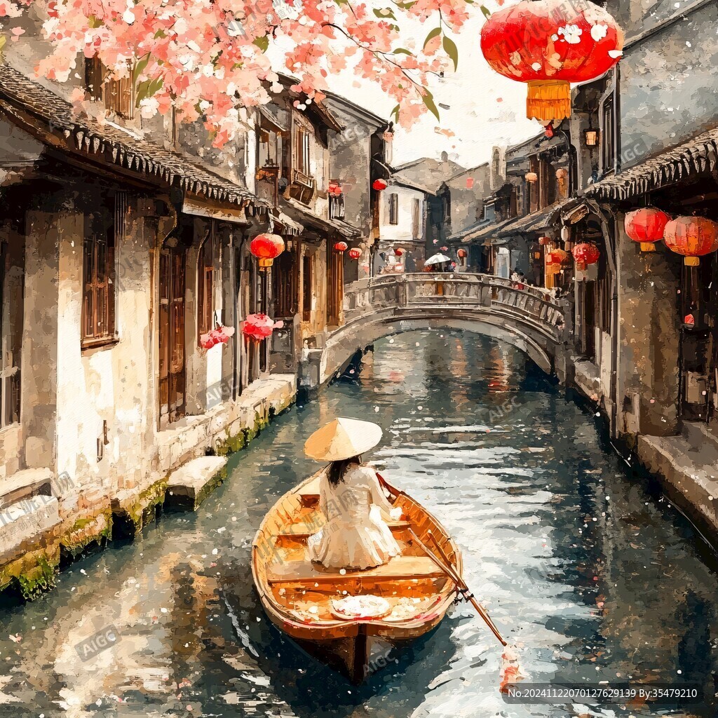 唯美浪漫江南水鄉風情
