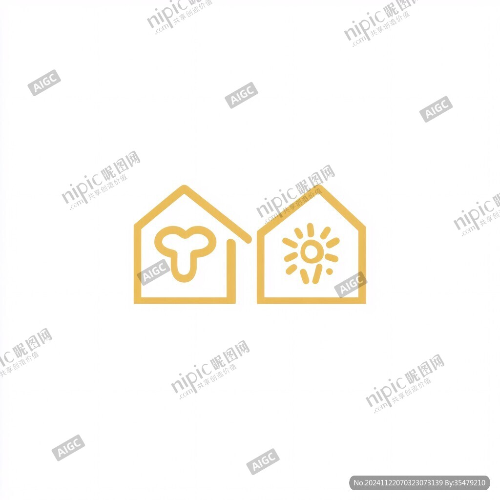 農(nóng)場(chǎng)雞羊logo標(biāo)志