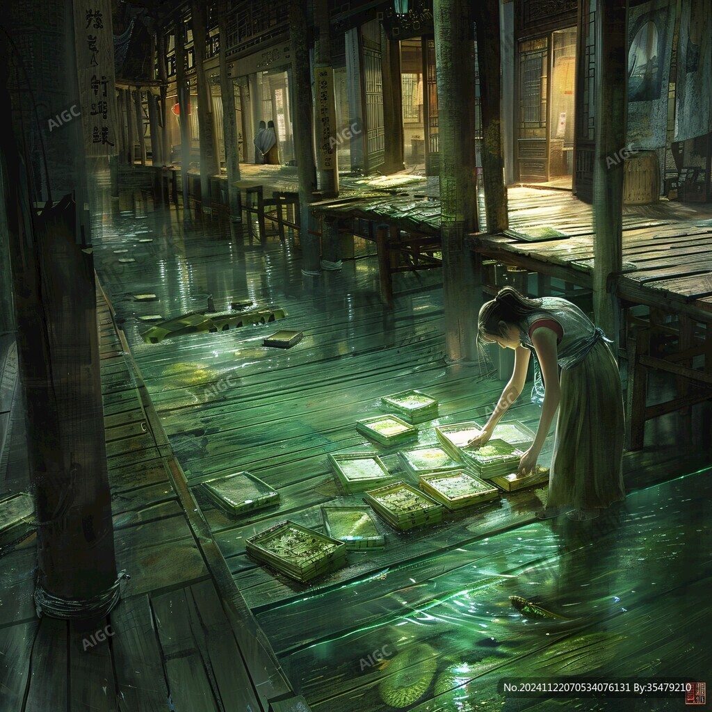 古津水驛插畫