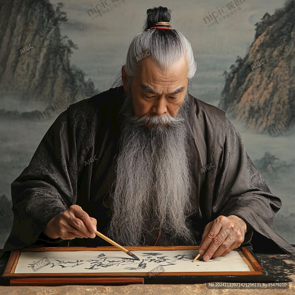 元朝毛筆師