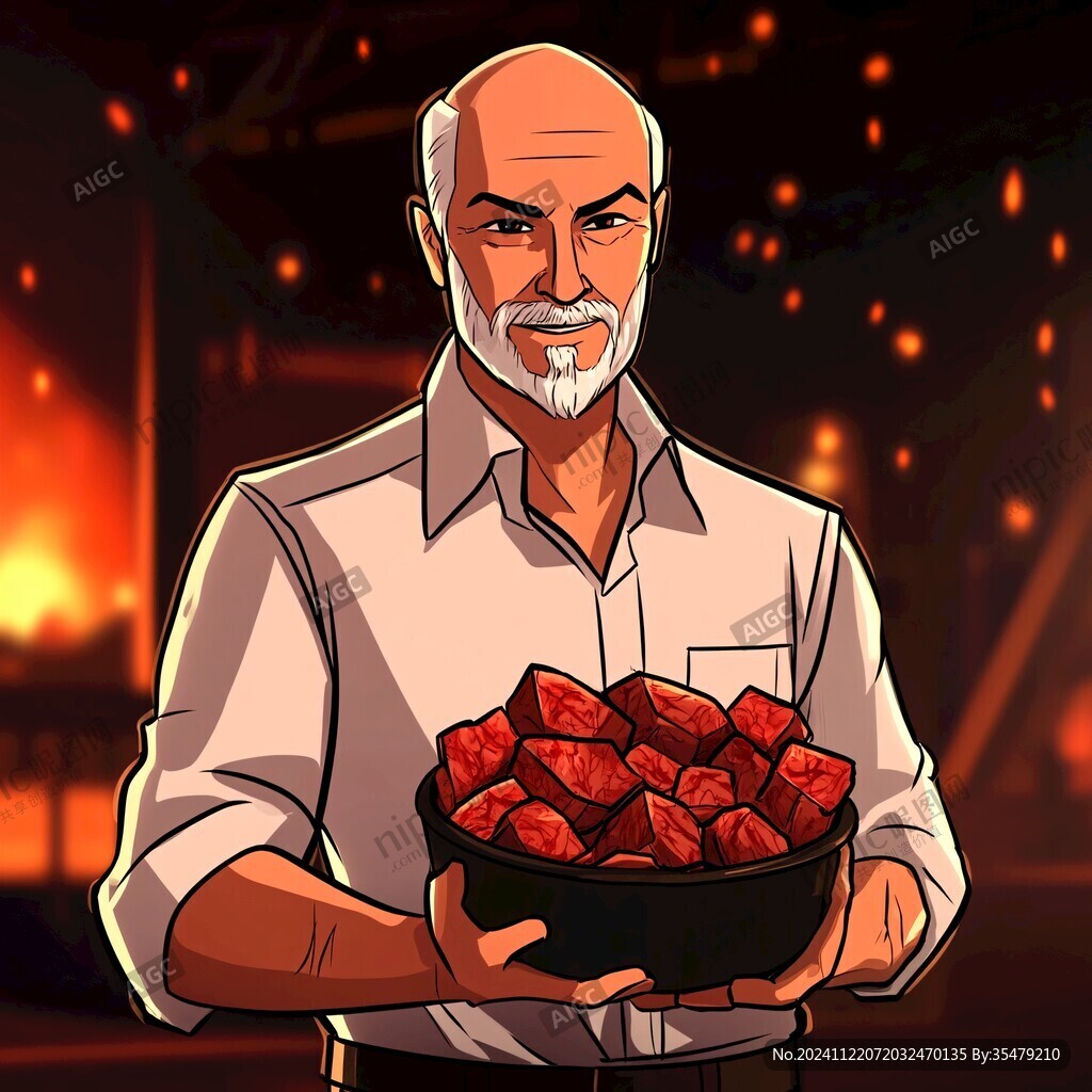 肉鋪插畫