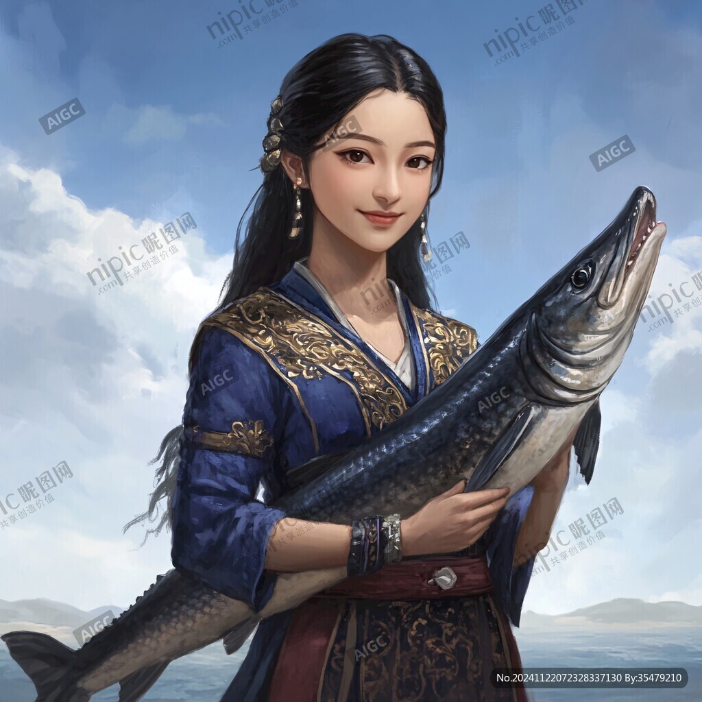 抱魚姑娘