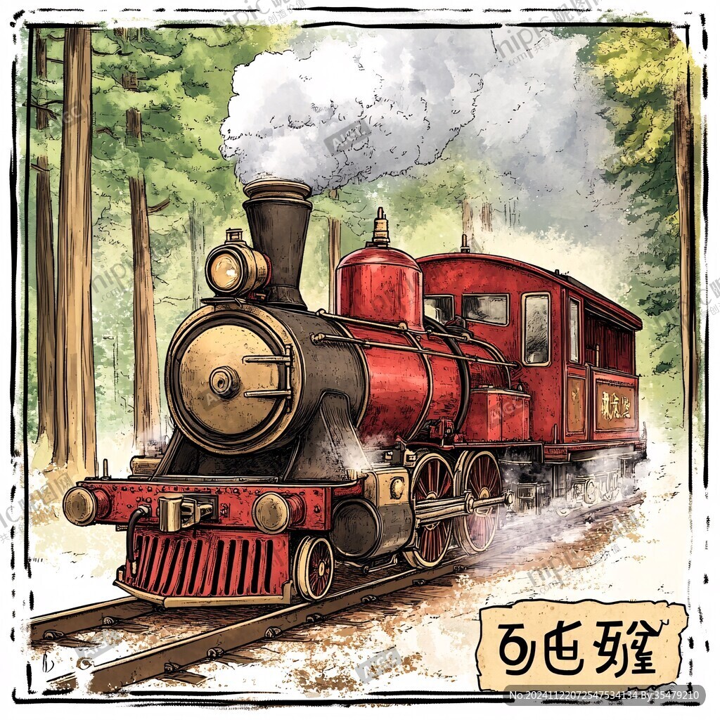 森林蒸汽火車