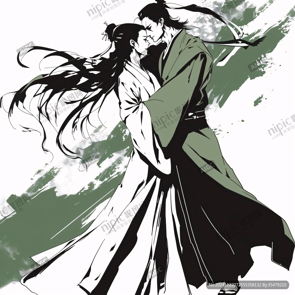 古風情侶古裝情侶