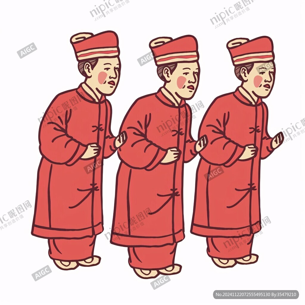 狀元人物卡通形象