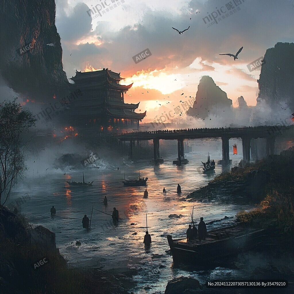 鬧江湖風景