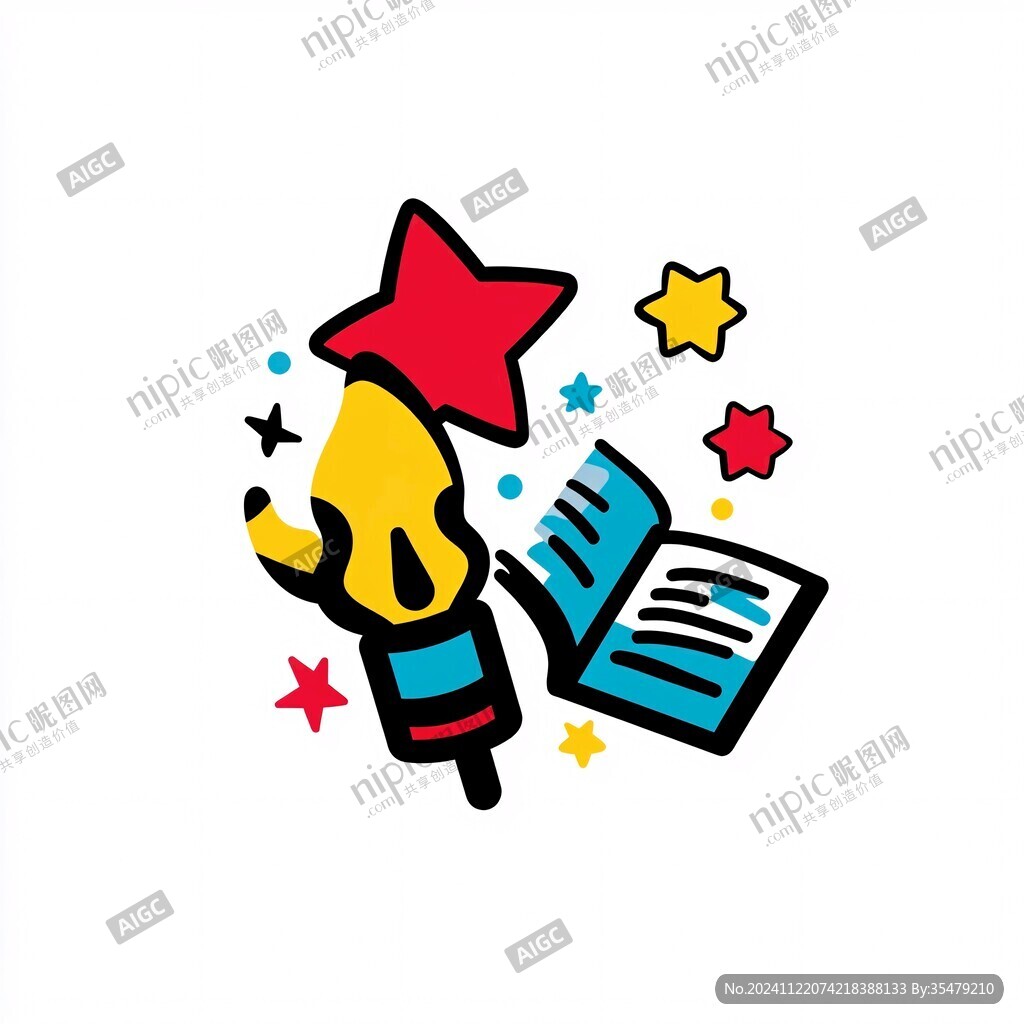 玩具元素繪本logo