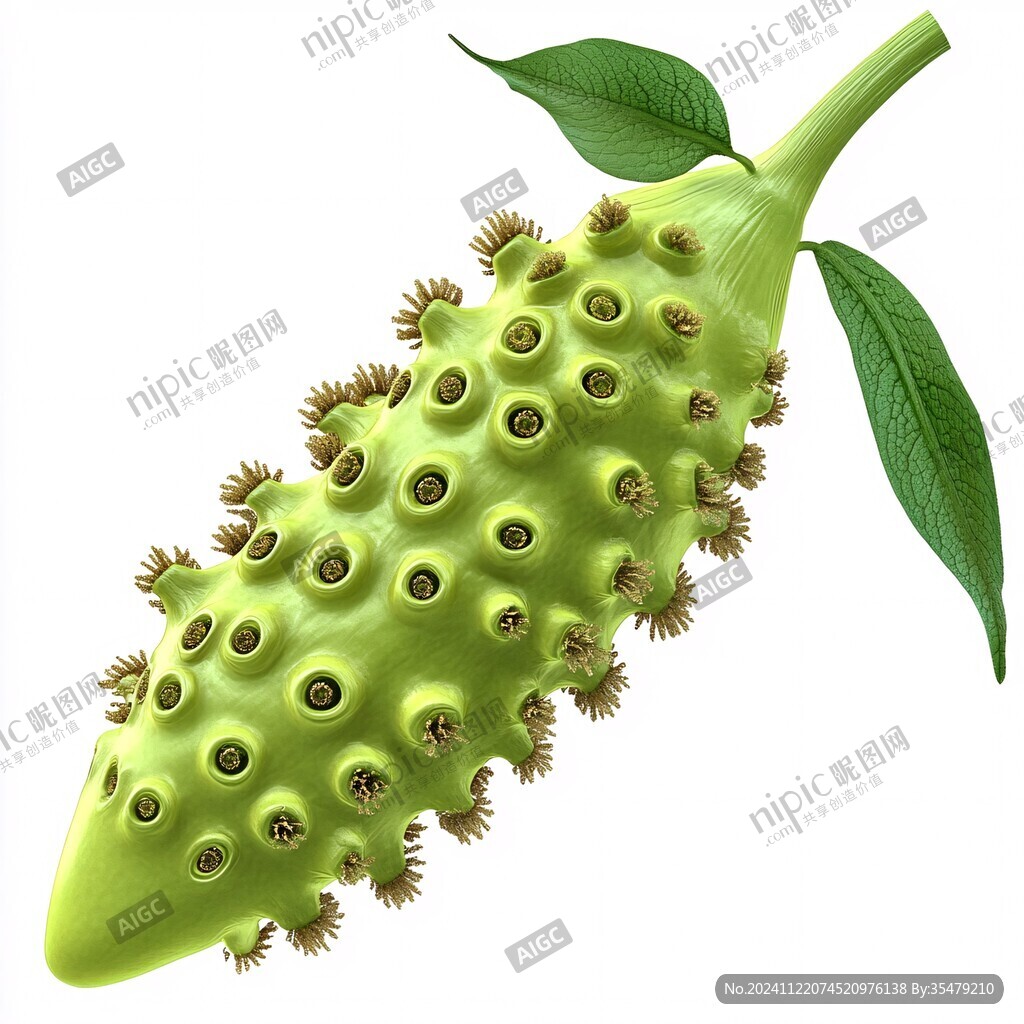 手繪刺角瓜