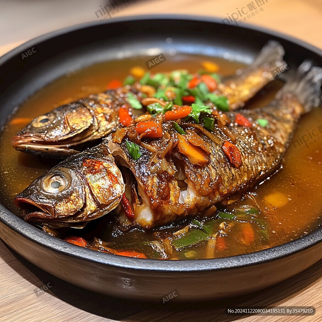 紅燜鯽魚美食家常菜
