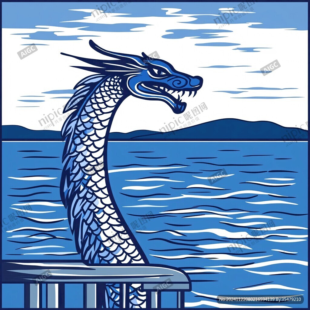 水上的龍