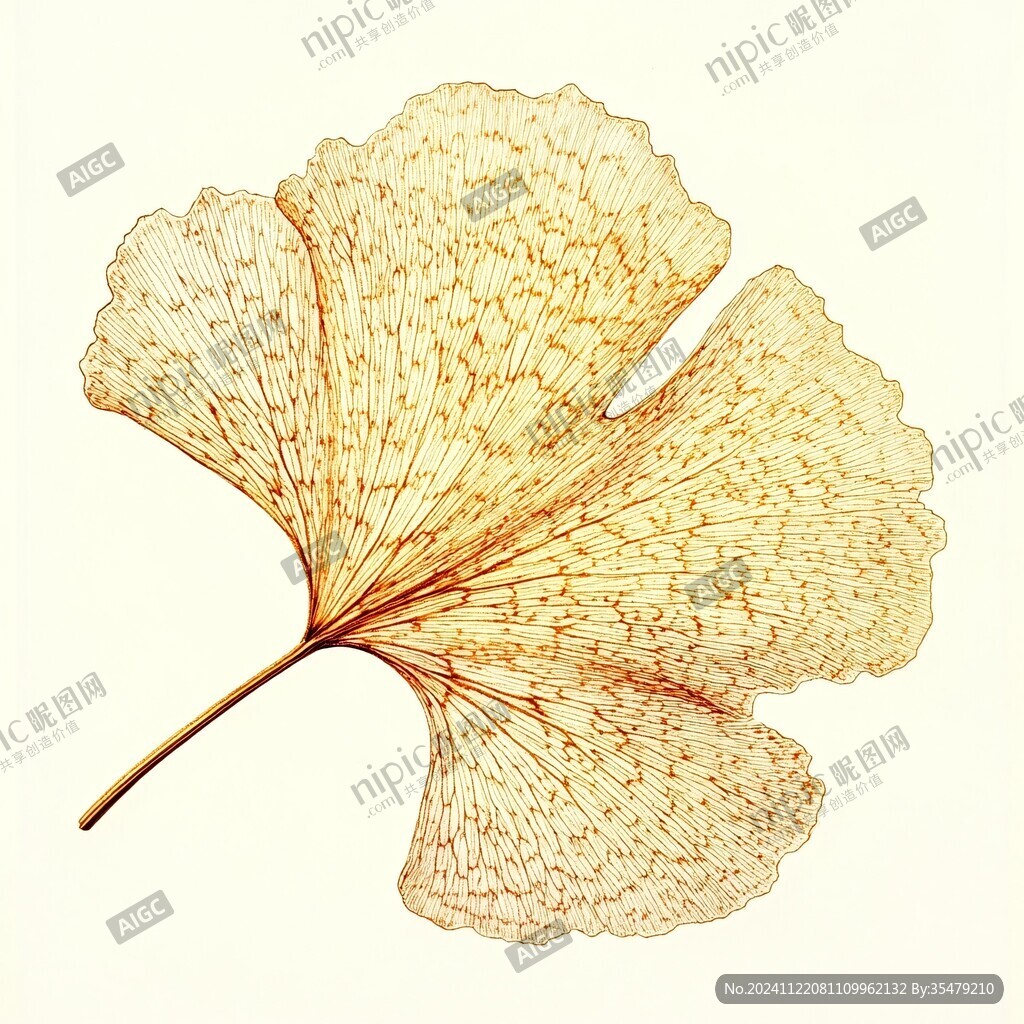 銀杏葉創(chuàng)意葉脈紋理
