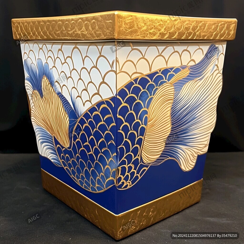 魚藻紋盆