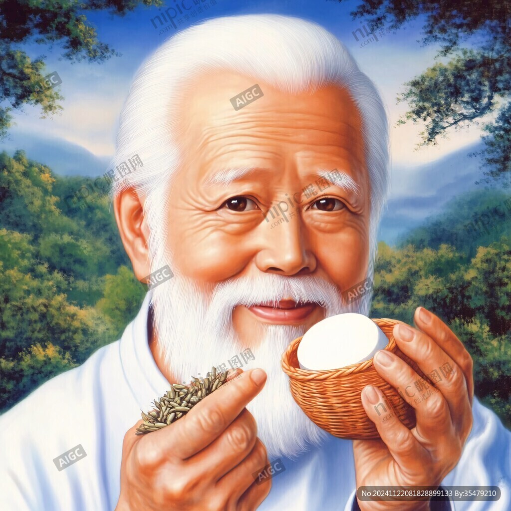醫(yī)學(xué)家采藥圖