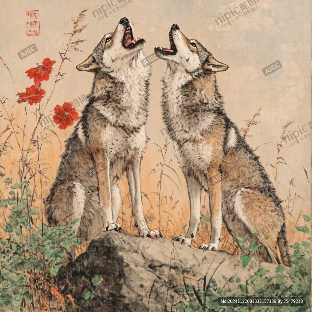 繪狼圖