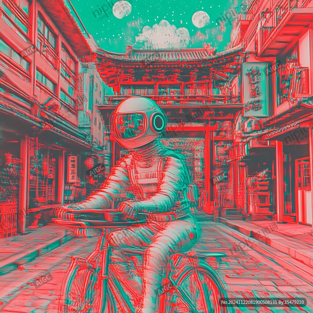 紅色背景城市