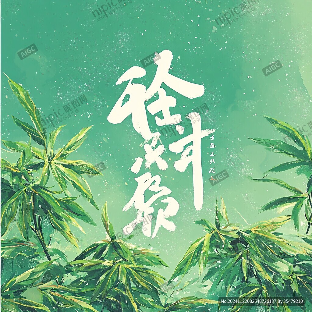 字體設計竹影