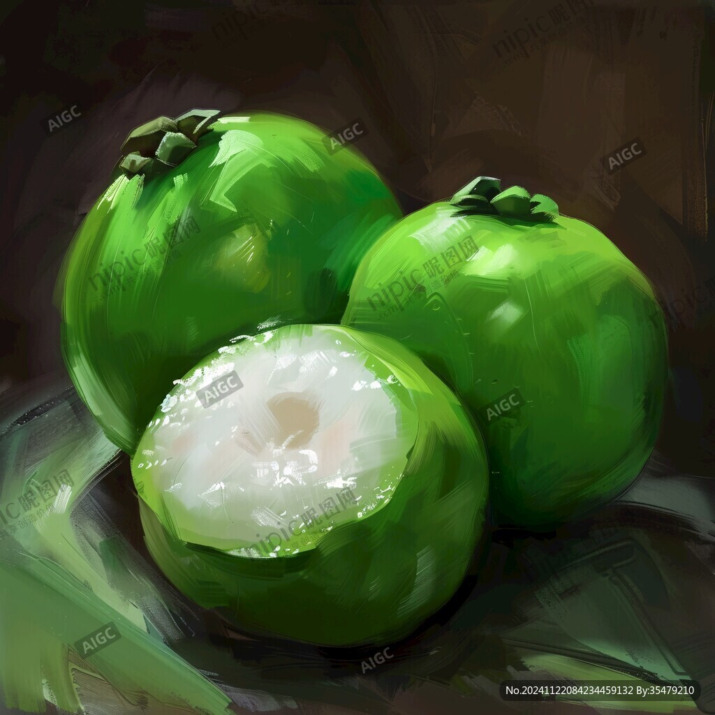 青脆李插畫