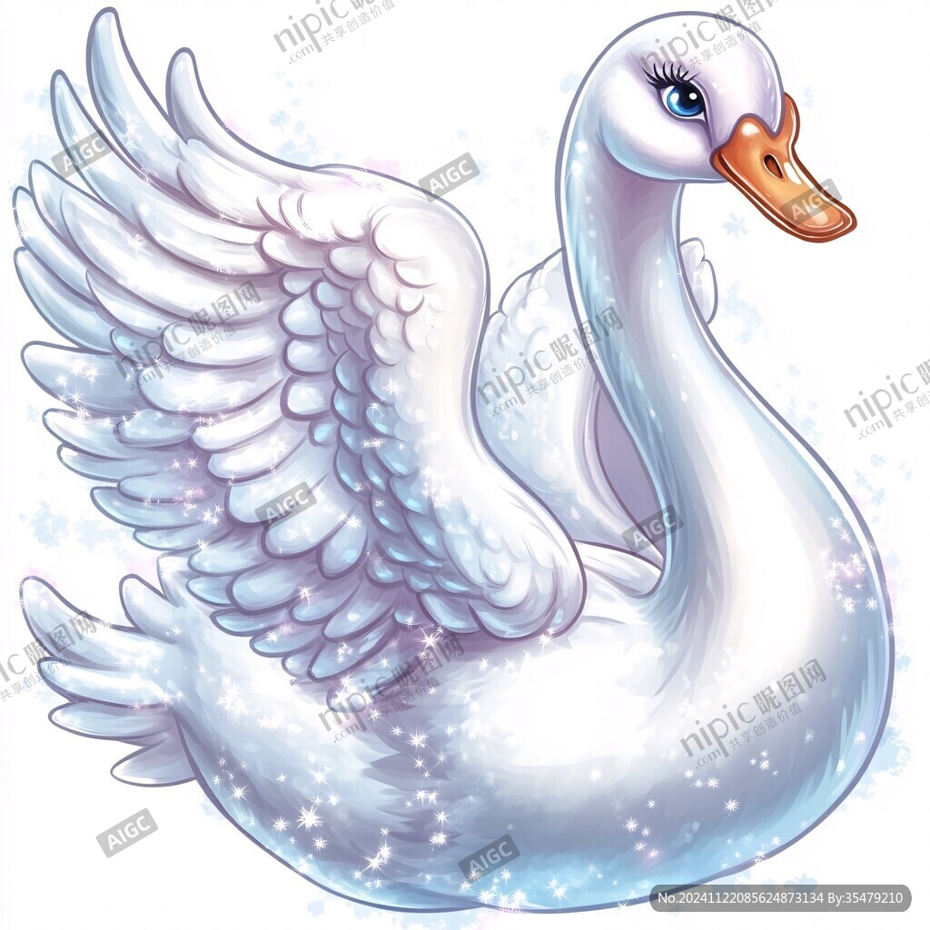 大白鵝插畫