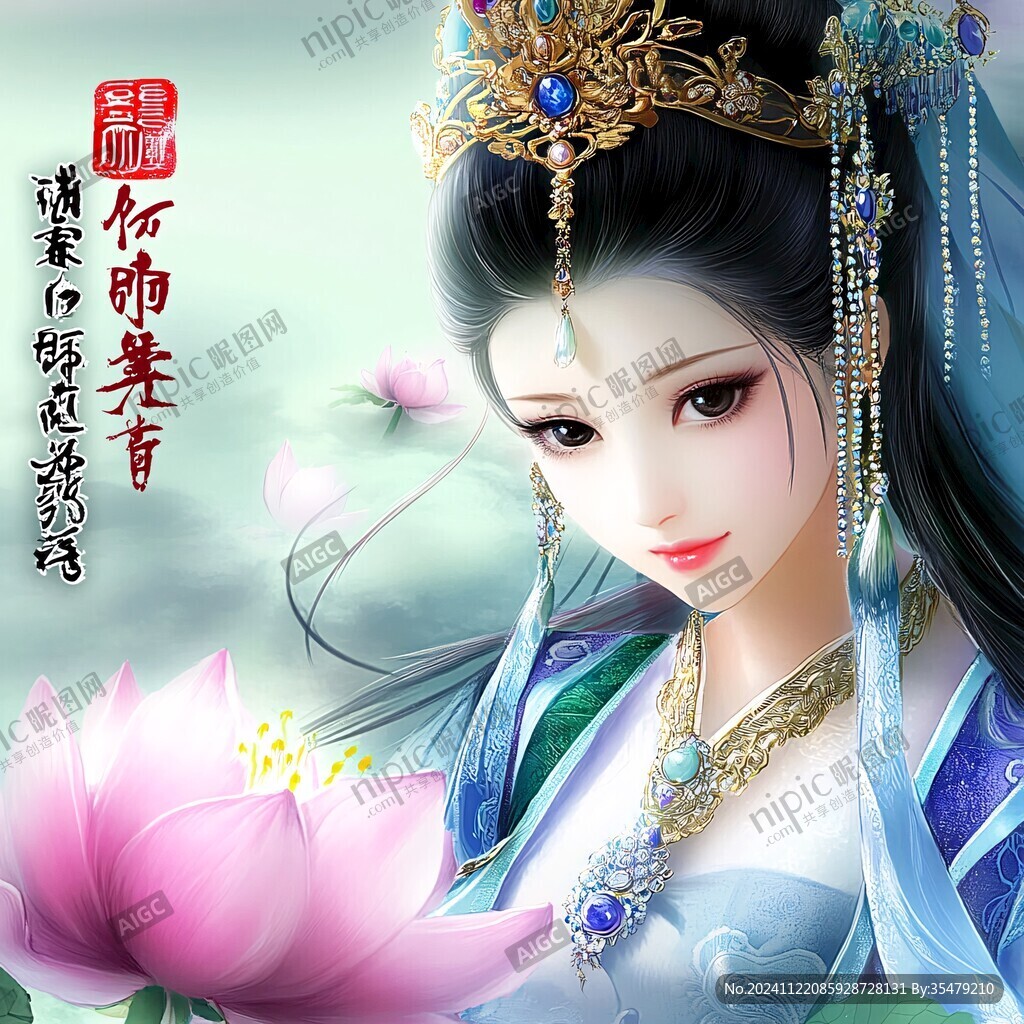 鼠繪古代美女
