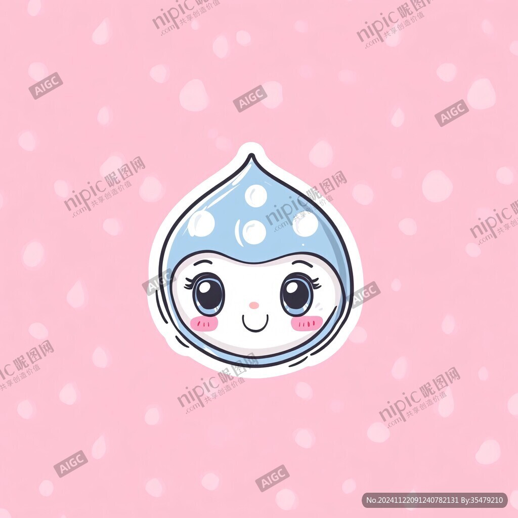 原創卡通小水滴