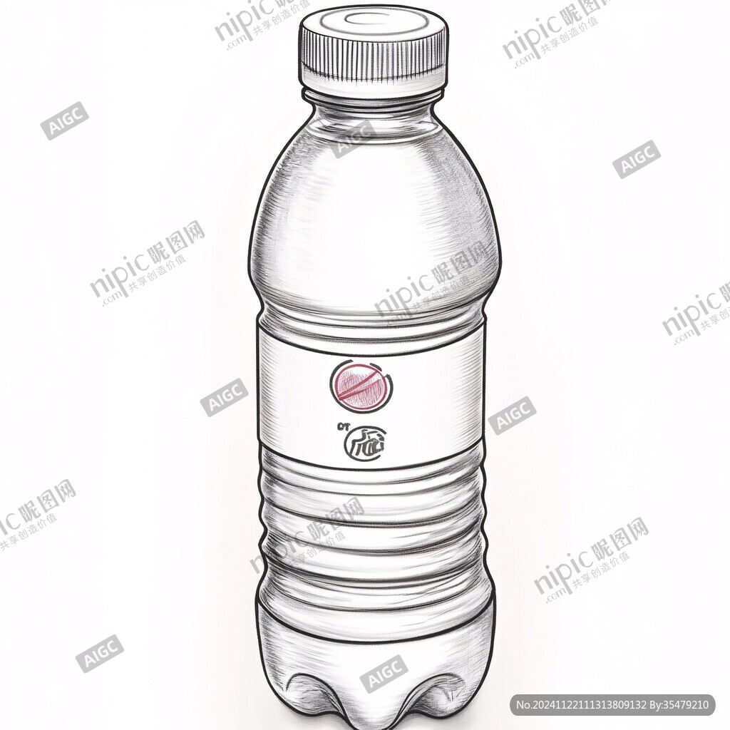 礦泉水插畫